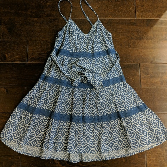 O'Neill a line tier design tie waist summer dress - Picture 3 of 5